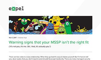 Warning signs that your MSSP isn’t the right  fit