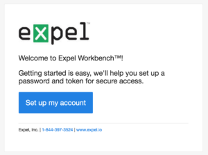 expel welcome email sample