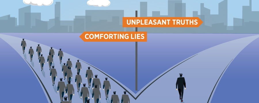 comforting lies v. unpleasant truths