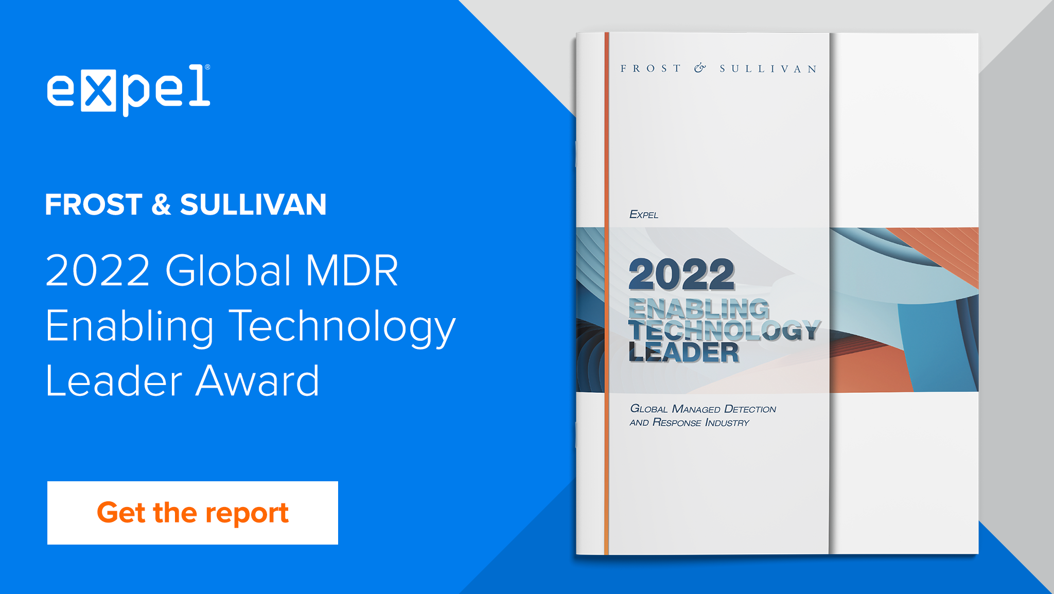 Leader in the Frost Radar™ for MDR, 2022 report and recipient of the Frost & Sullivan 2022 MDR Enabling Technology Leader Award