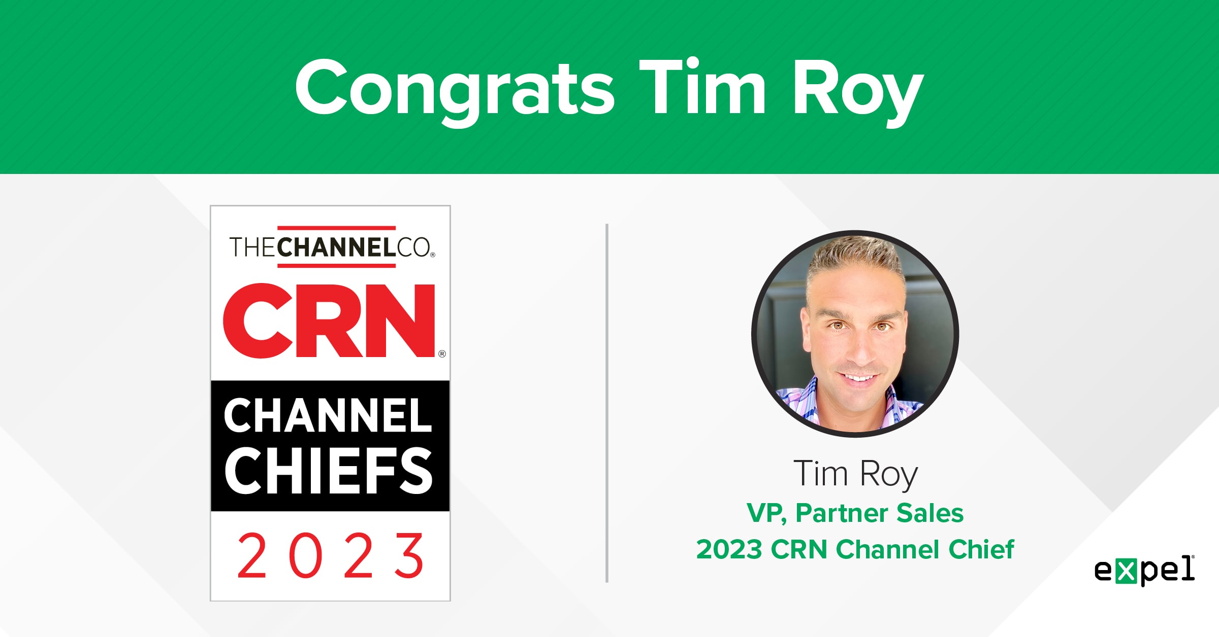 Expel’s Vice President of Global Partner Sales Honored as a 2023 CRN Channel Chief