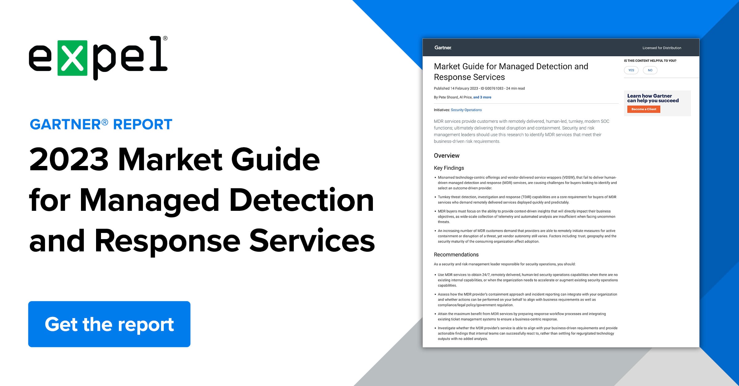 Gartner® Market Guide for Managed Detection and Response Services Expel