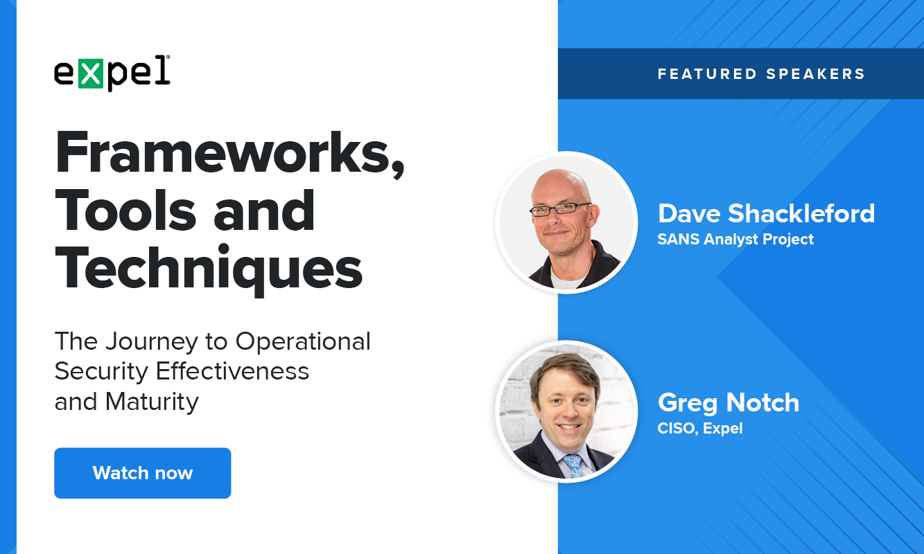 Frameworks, Tools, and Techniques: The Journey to Operational Security Effectiveness and Maturity