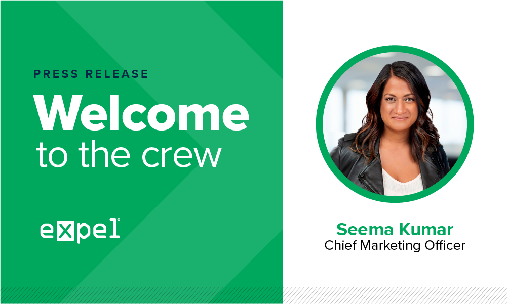 Expel Names Seema Kumar, Experienced, Growth-Focused Chief Marketing Officer to Leadership Team