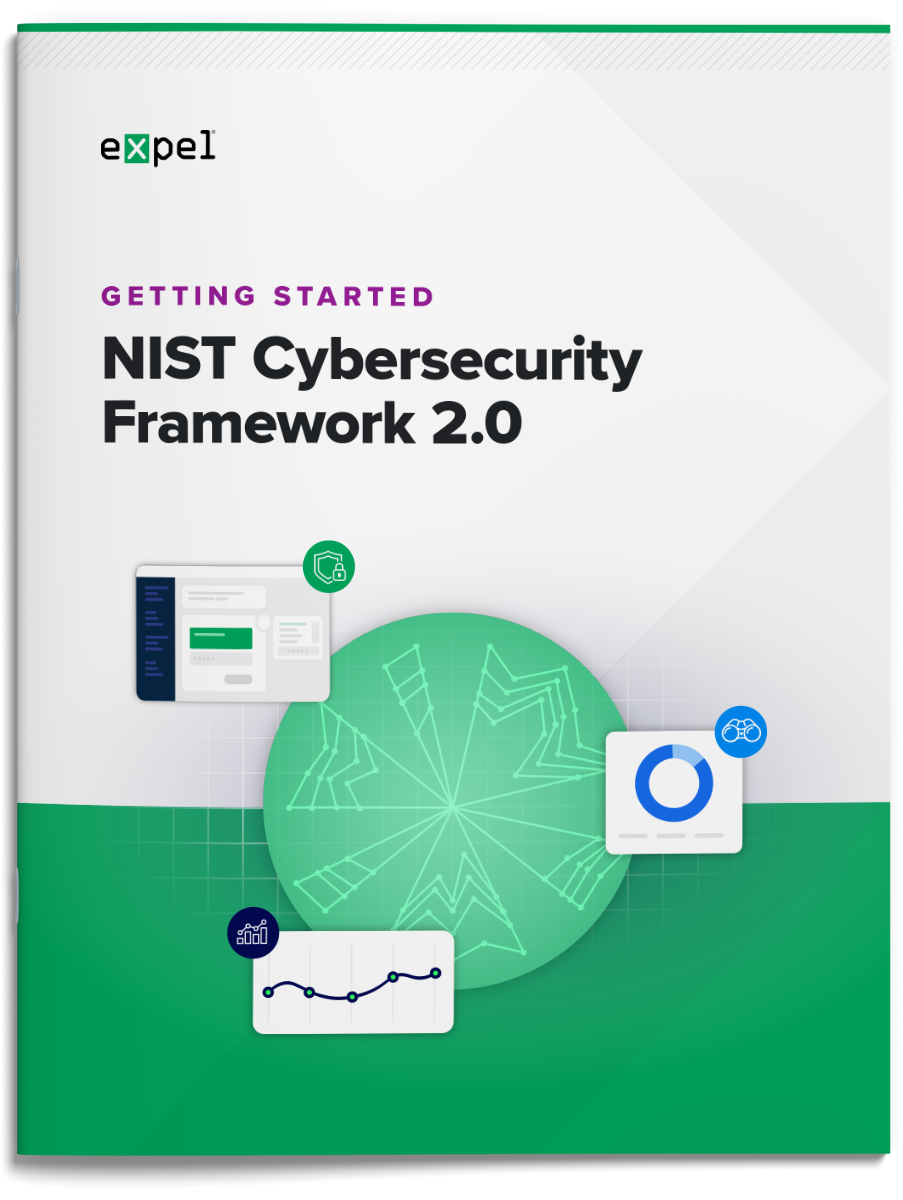 Getting started with NIST Cybersecurity Framework 2.0: Expel self-scoring kit cover