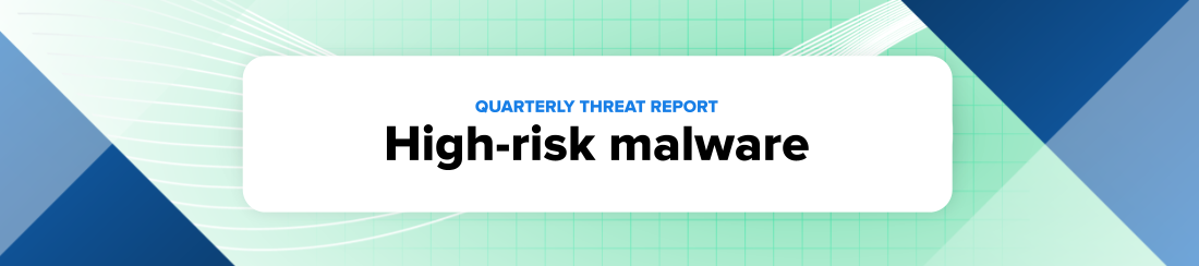 High risk malware Quarterly Threat Report
