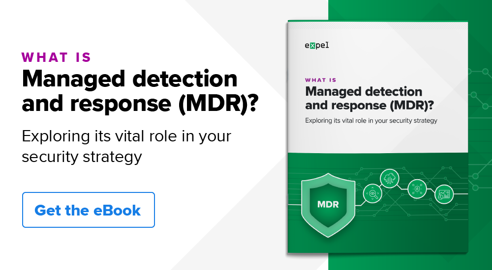 What is managed detection and response (MDR)?