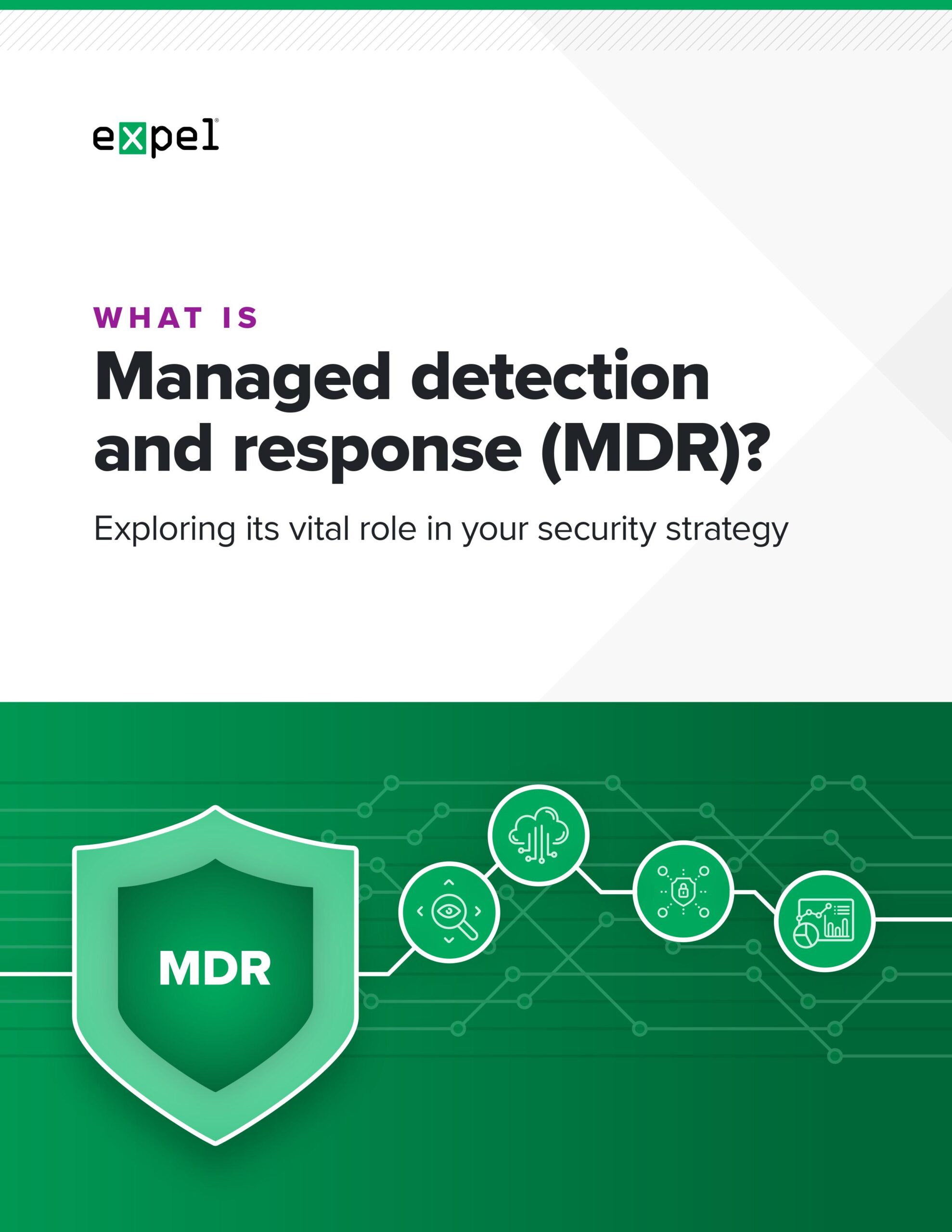 What is managed detection and response (MDR)? - Ebook cover