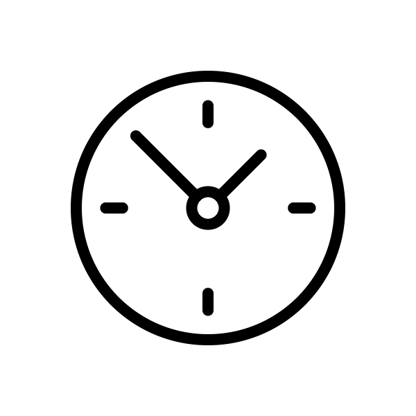 clock ticking icon