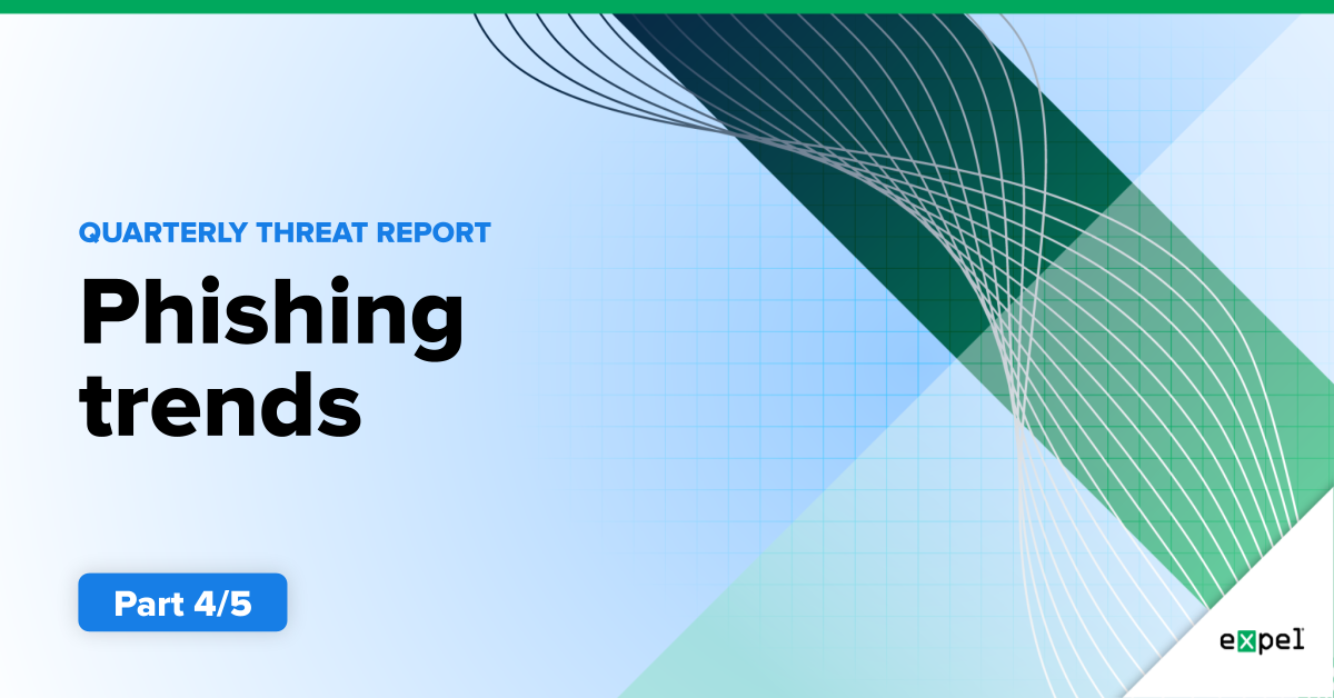 Expel Quarterly Threat Report Q2 2024 volume IV: Phishing trends | Expel