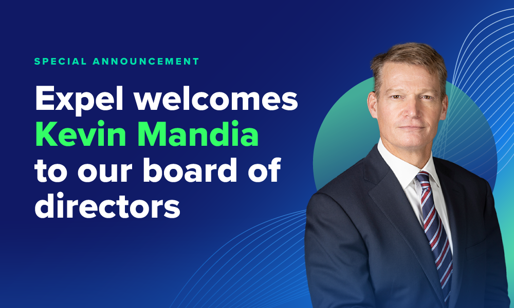 Expel welcomes Kevin Mandia to our board of directors