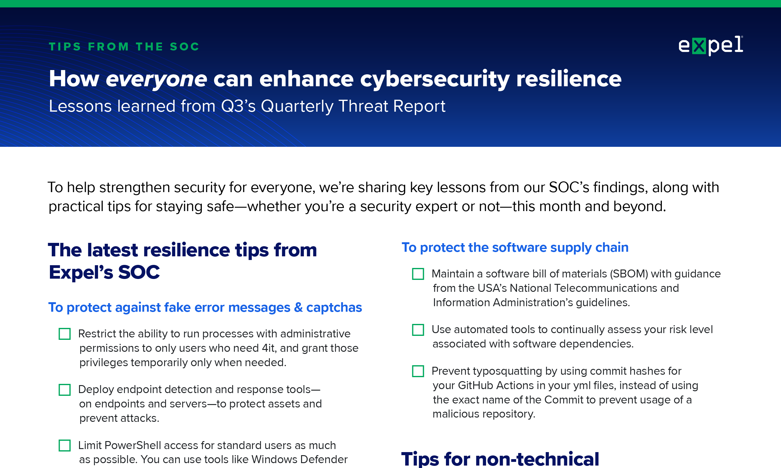 How everyone can enhance cybersecurity resilience