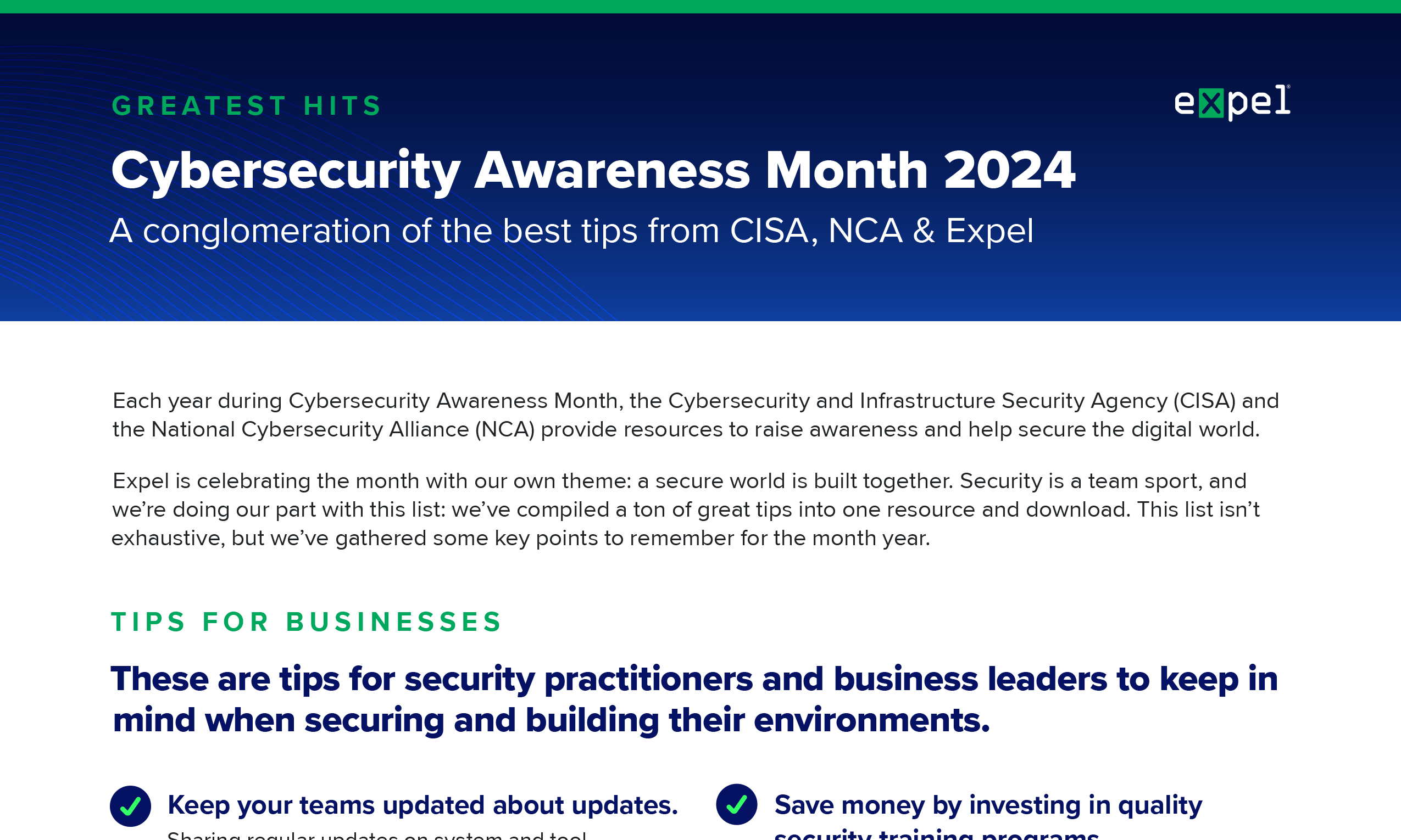 Cybersecurity Awareness Month 2024