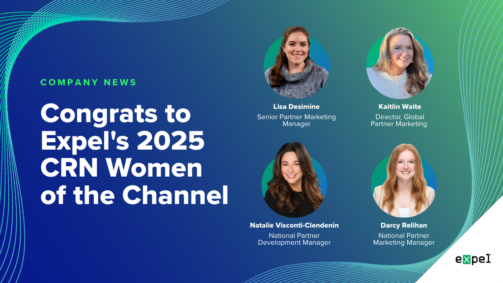 Four of Expel’s partner heroes land on the 2025 Women of the Channel List by CRN