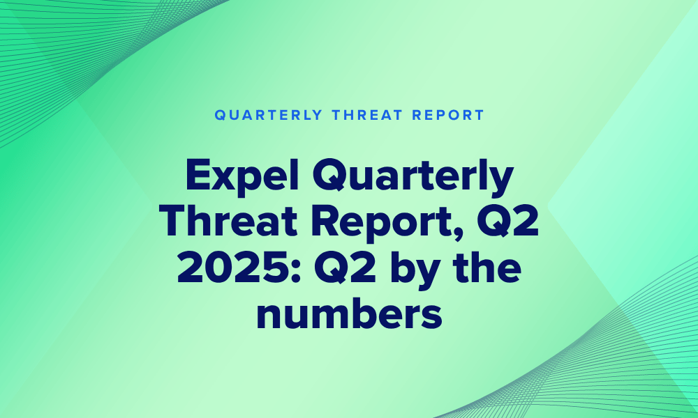 Expel Quarterly Threat Report, Q2 2025: Q2 by the numbers