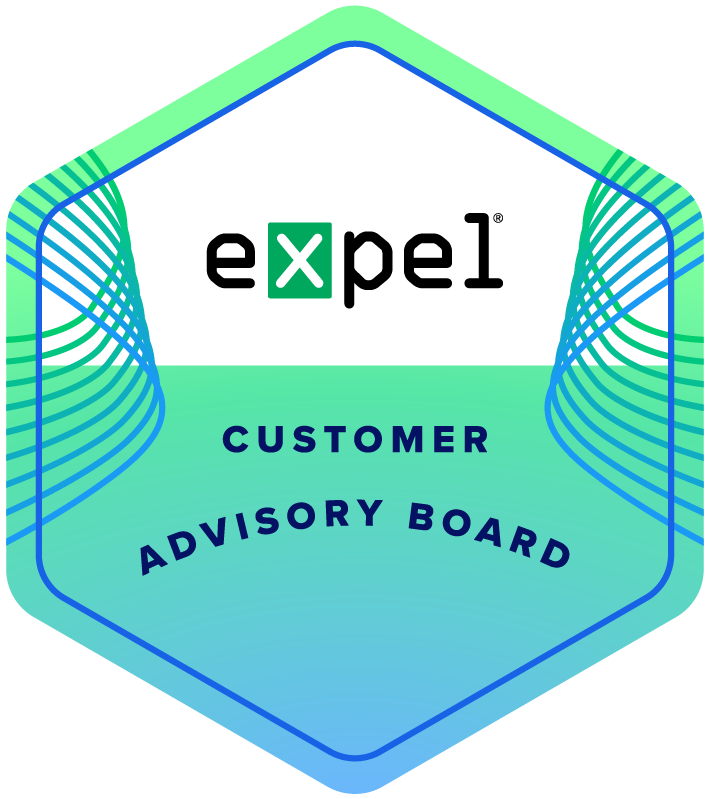 Expel: Customer advisory board badge
