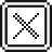 Twitter/X icon pixelated carbon