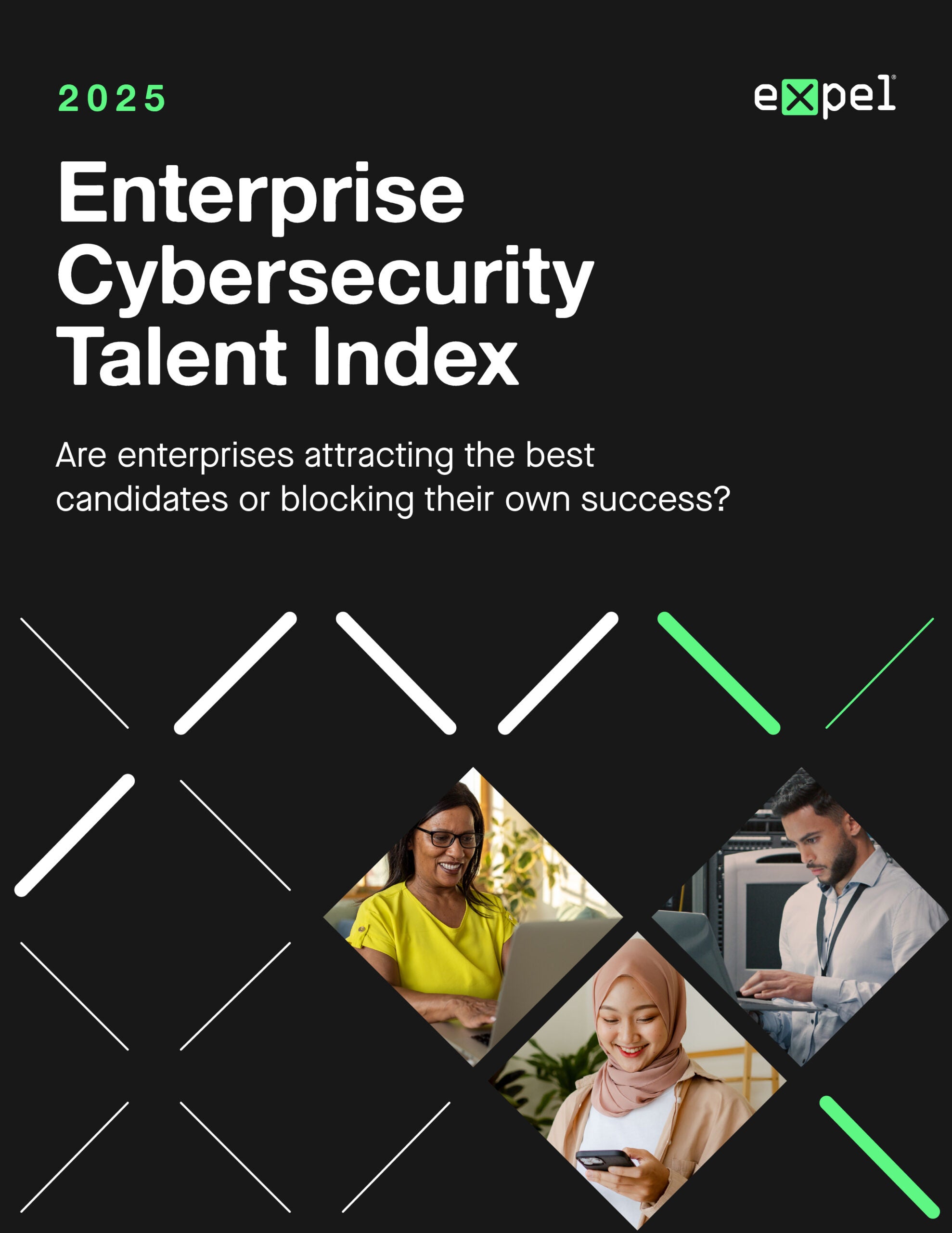 cover for Expel Enterprise Cybersecurity Talent Index report