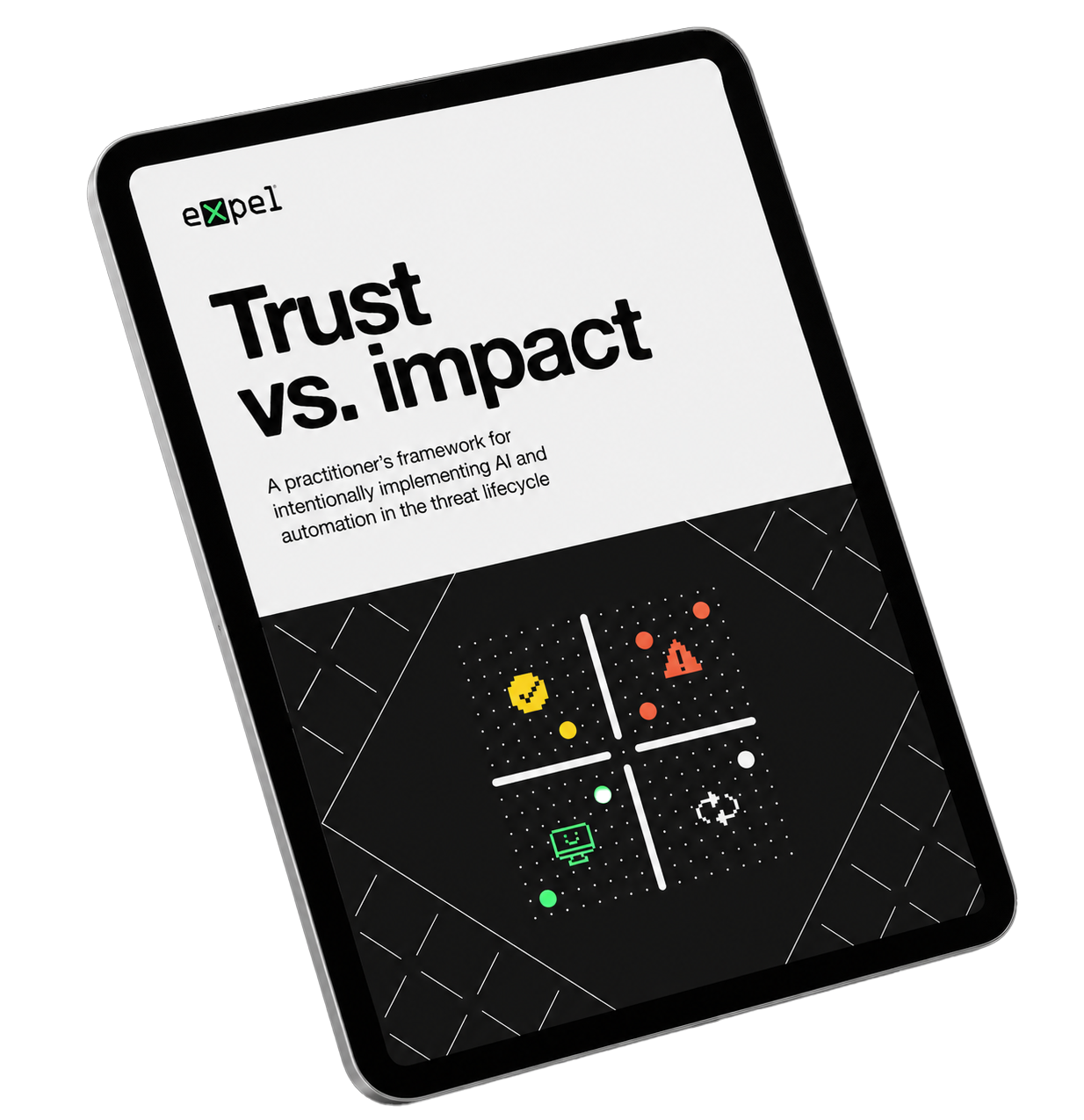 cover image for trust vs. impact: AI automation in the SOC, a digital whitepaper